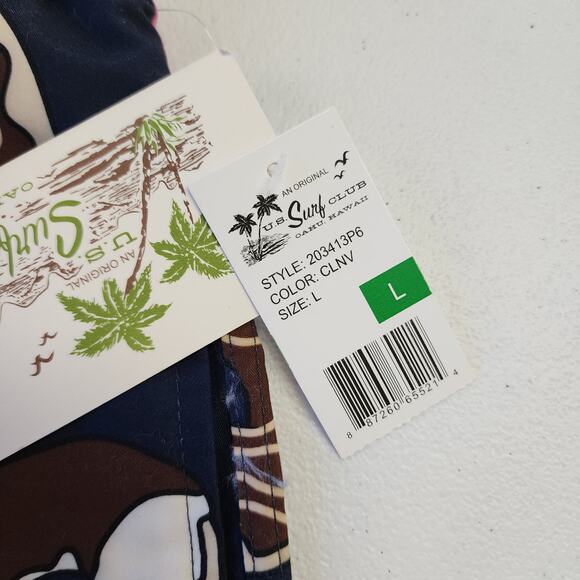 U.S. Surf Club Donuts Swim Trunks Dark Blue Men's Size Large NWT - Picture 2 of 5